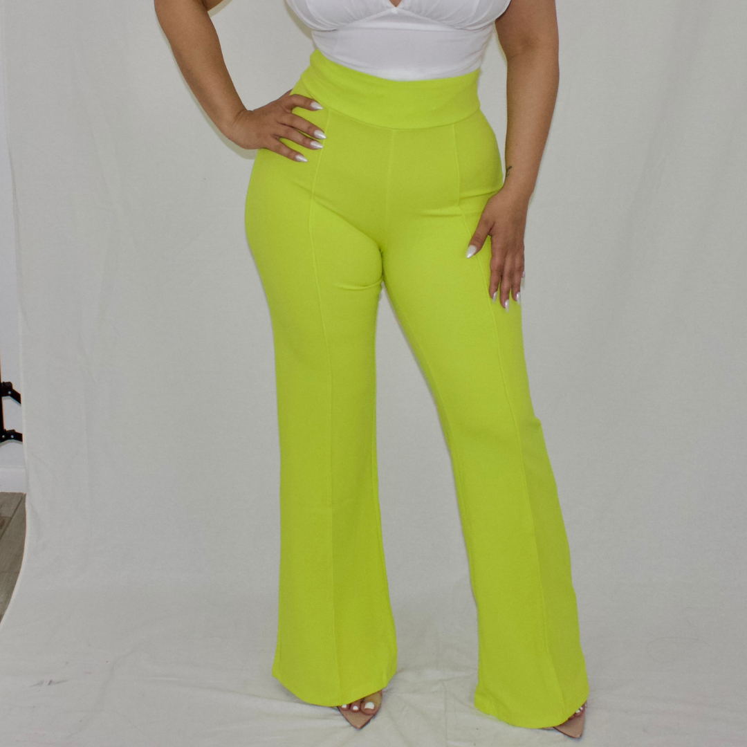 Lime pants