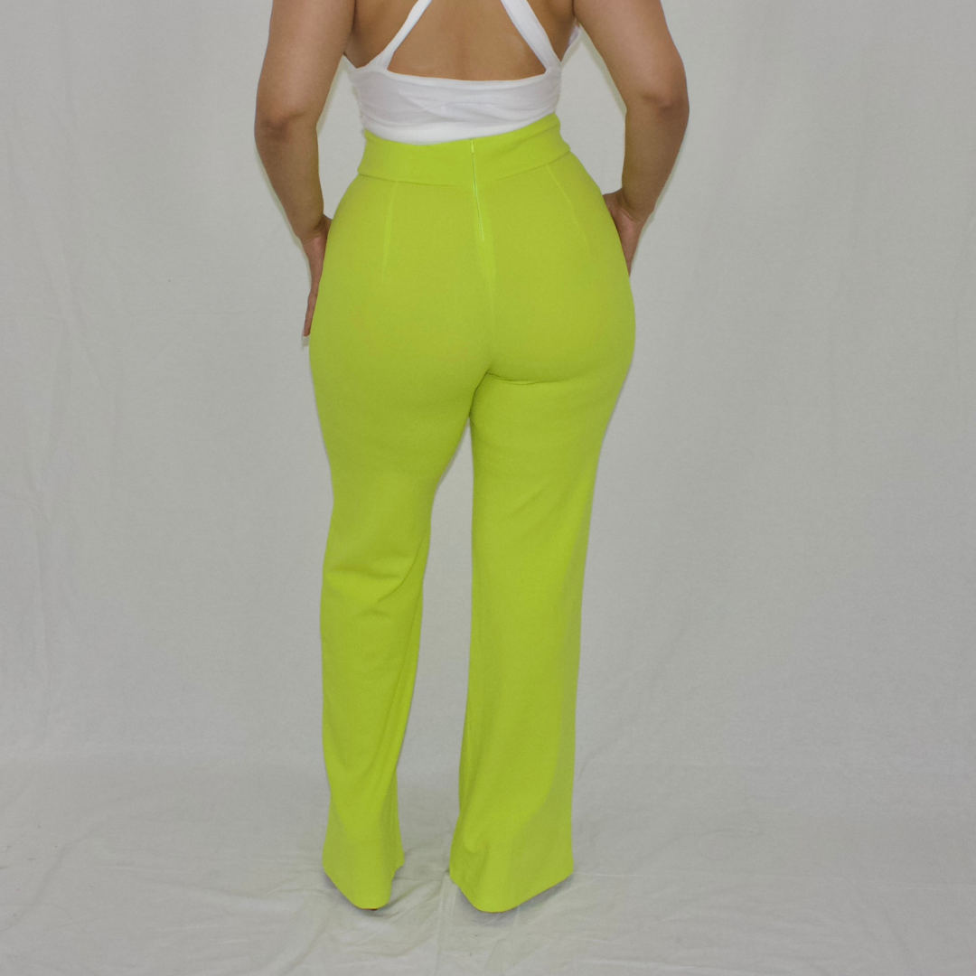 Lime pants